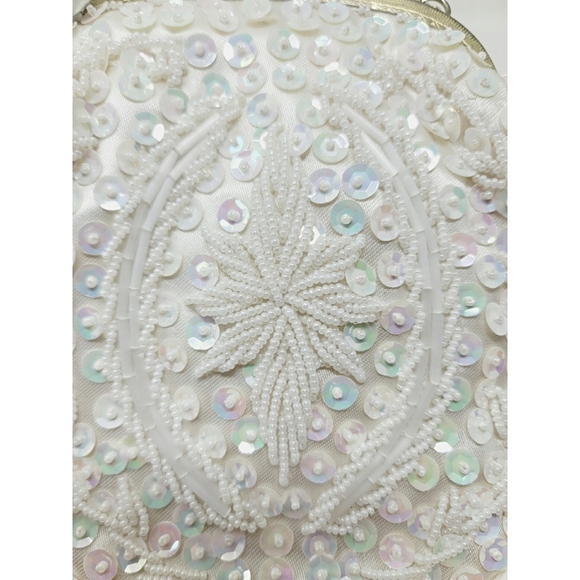 Vintage Sequined and Beaded Bag - Picture 5 of 10